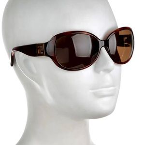 LAST CALL! FENDI FF Zucca Brown Tortoiseshell Sunglasses